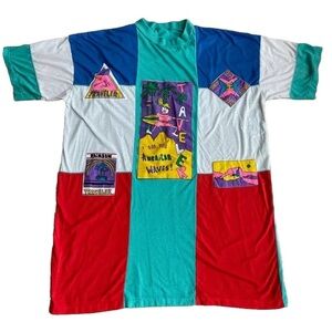 Rare Vintage One of a Kind 80s 90s Custom Single Stitch Surf Travel T-Shirt